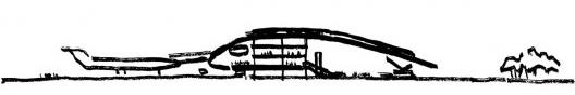 Florianopolis机场#(建筑设计草图)#(建筑设计方案)#(建筑草图)#(建筑方案)#(设计草图)#(手绘剖面)#(手绘设计图)#(一点透视)
