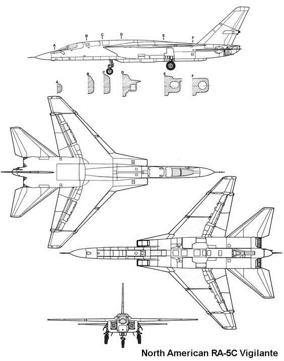 A-5攻击机（绰号：“民团团员” Vigilante）#(A3J)#(A5Attackaircraft)#(A5攻击机)#(NorthAmericanA5Vigilante)#(Vigilante)#(北美航空)#(飞机)#(攻击机)#(舰载机)#(军事武器)#(美国北美航空公司)#(美国攻击机)#(美国海军)#(美国海军一型全天候重型舰载攻击机)#(美国海军最大最重的超音速舰载机之一)#(民团团员)#(双发喷射机)#(战机)#(侦察机)