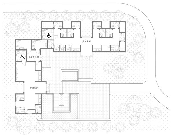 天津团泊新城仁爱翔宇公园  公共卫生间_3702063