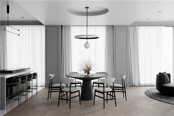 高级黑加上简洁白 打造清爽精致的住宅#高级黑简洁白打造清爽精致的住宅 