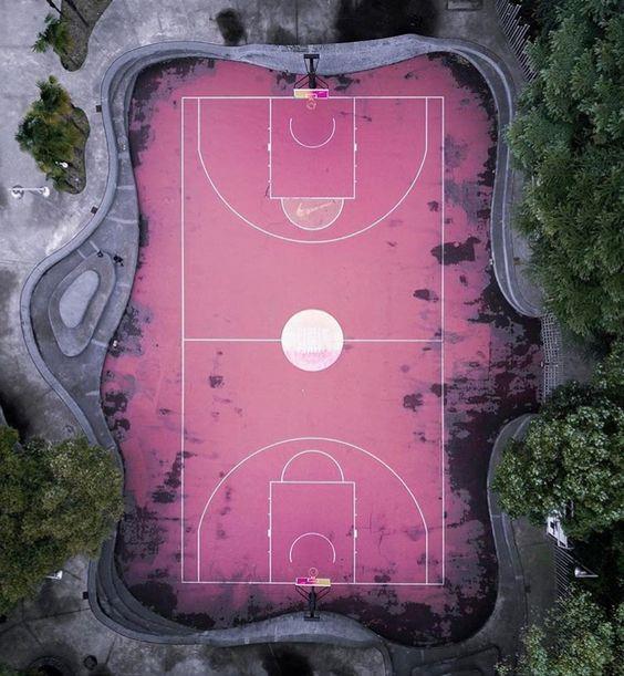 篮球全场、半场尺寸和地面涂装_3711730