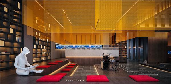 新中式酒店空间#空间设计 #中式 #中式 