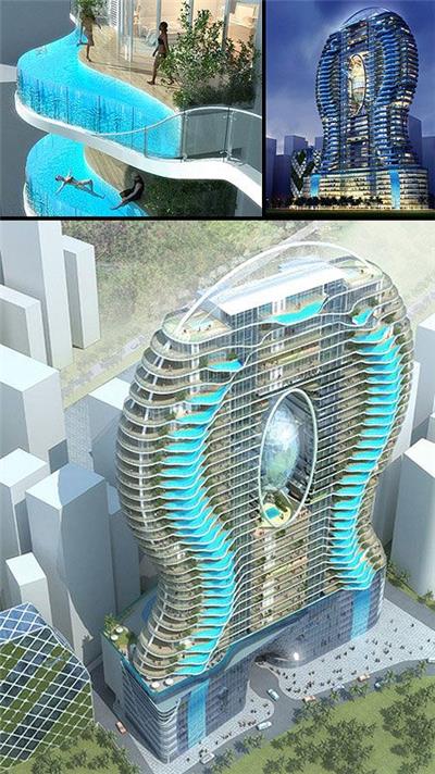 退台建筑外立面