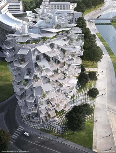 退台建筑外立面