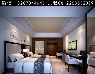 宾馆客房.酒店客房设计案例效果图