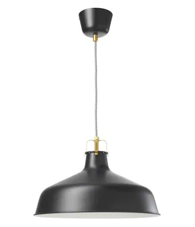 RANARP 勒纳普 吊灯, 黑色, 38 厘米