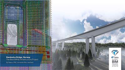 最佳BIM项目和最佳基础设施项目:挪威兰塞尔瓦大桥