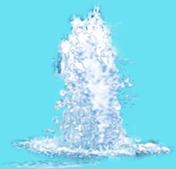 涌泉psd素材2