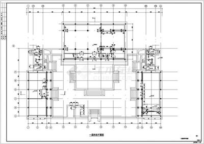 合肥市某商业街2层框架结构仿古综合楼建筑设计CAD图纸