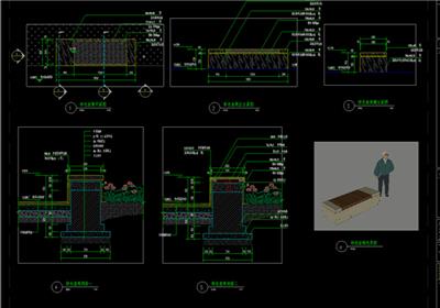 [合集]景观座椅DWG图纸