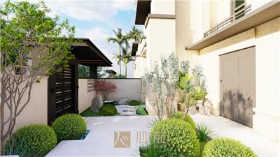 安居、雅居、乐居—— 一座典雅温蕴的现代花园  / 心苑庭院空间设计