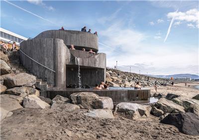 冰岛螺旋浴场 Guolaug / BASALT Architects