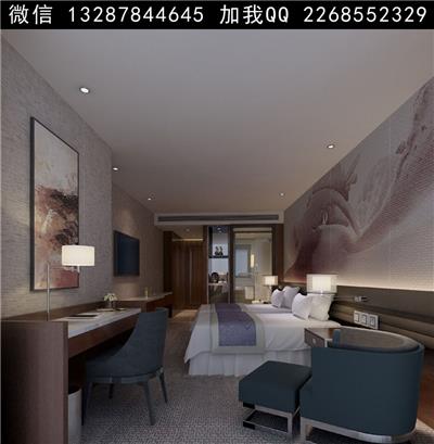 宾馆客房.酒店客房设计案例效果图