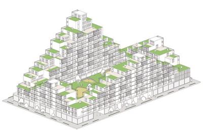 退台建筑外立面