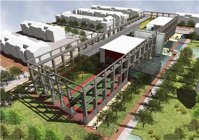 天津万科水晶城改造修建性详细规划会所效果图