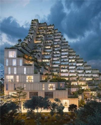 退台建筑外立面