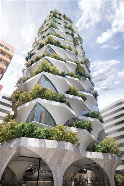 ODD 以厄瓜多尔向日葵为原型，设计新高层住宅