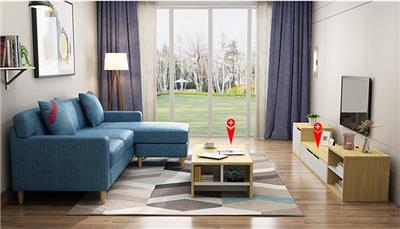 简约现代小户型沙发单人三人日式北欧沙发卧室布艺沙发