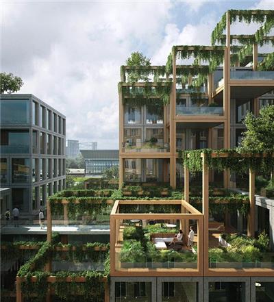 退台建筑外立面