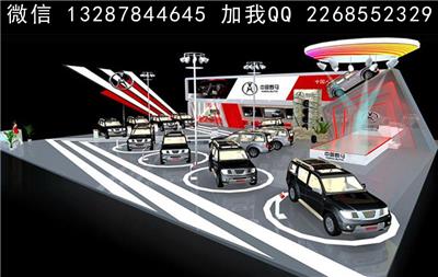 车展展厅展台设计案例效果图