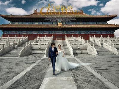 中式风格婚纱照
