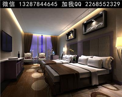 宾馆客房.酒店客房设计案例效果图