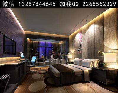 宾馆客房.酒店客房设计案例效果图