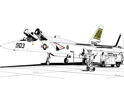 A-5攻击机（绰号：“民团团员” Vigilante）