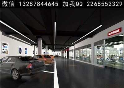 车展展厅展台设计案例效果图