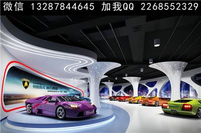 车展展厅展台设计案例效果图