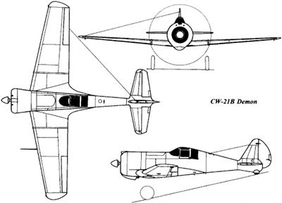 CW-21战斗机（绰号：“恶魔”）