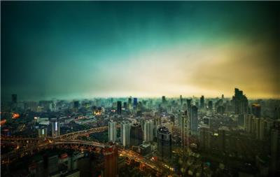 在日光,上海高清的城市景观照片